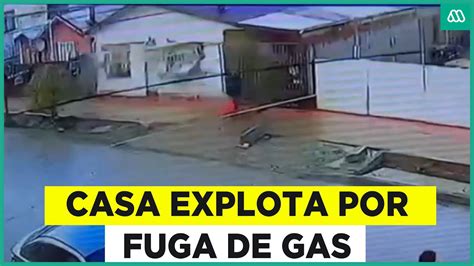 Cámara Registró El Momento De La Explosión Emergencia Por Fuga De Gas Youtube