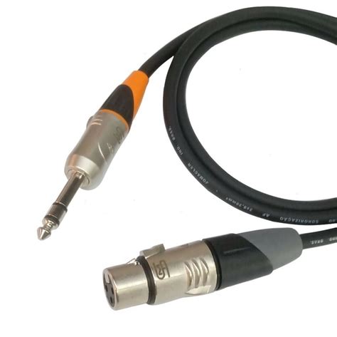 Cabo P10 Macho x XLR Fêmea Balanceado Profissional