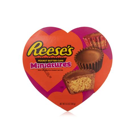 Reese S Peanut Butter Cups Miniatures Heart Box 184g Waitrose Uae And Partners