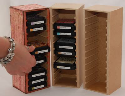 CRAFTY STORAGE Made By Soraya Ink Pad Storage Tower