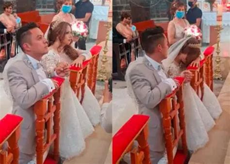 Señal O Emoción Novia Se Desmaya A Punto De Dar El Sí En El Altar