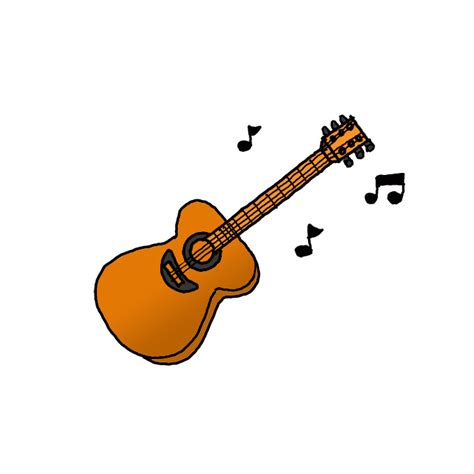 Easy Drawing Of Guitar