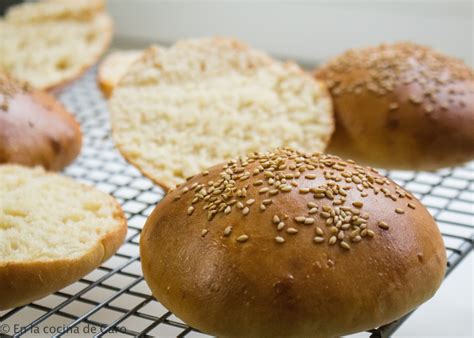 Pan De Hamburguesa Tipo Brioche En La Cocina De Caro