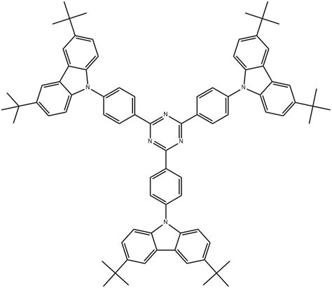 Tris Di Tert Butyl H Carbazol Yl Phenyl Triazine