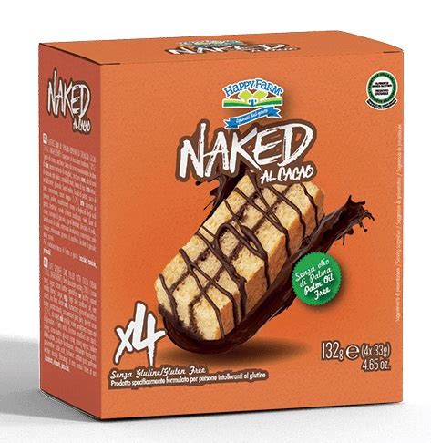 Naked Al Cacao Mattincino Di Pan Di Spagna Senza Glutine Happy Farm