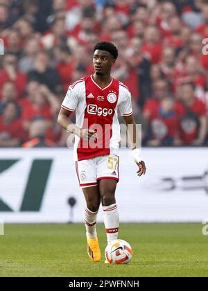 ROTTERDAM - Jorrel Hato of Ajax during the Semifinal of the KNVB Cup ...