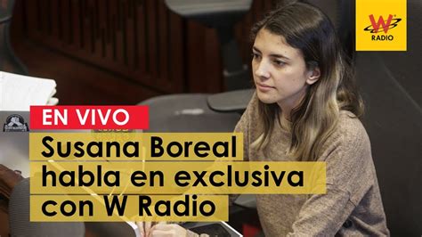 La Representante Susana Boreal Habla Con W Radio En Exclusiva Youtube