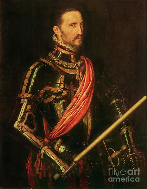 Portrait Of Fernando Lvarez De Toledo Rd Duke Of Alba Painting By