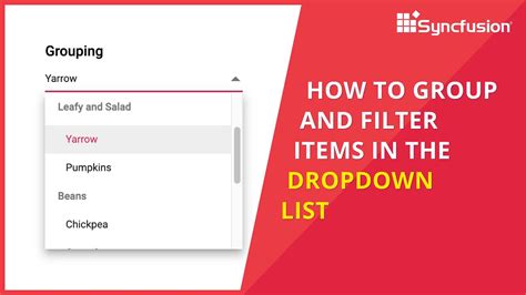 How To Group And Filter Items In The Angular Dropdown List Youtube