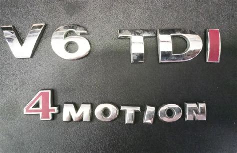 Znaczek Emblemat V Tdi Motion Vw Volkswagen Ostrowiec Wi Tokrzyski