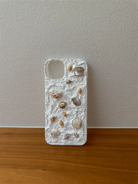 Sea Shell Handmade Phone Case Iphone Case Cover Gold Ocean Unique