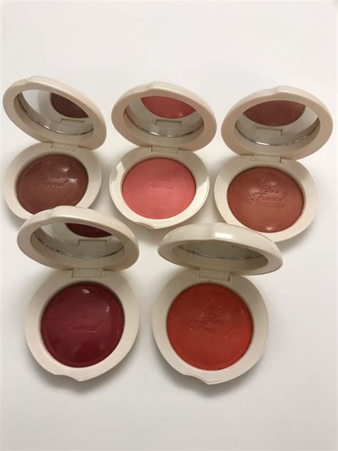 Too Faced Peach My Cheeks Melting Powder Blush Too Faced Peaches And Cream Collection 2017