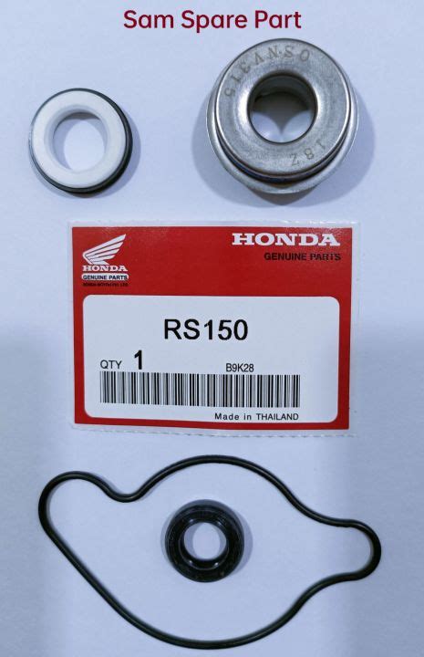 Honda Rs Water Pump Oil Seal Kit Pam Air Getah Oil Seal Kit