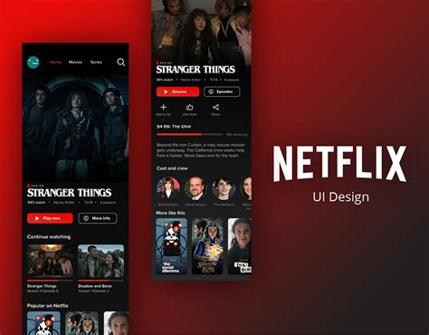 Netflix Ui Design On Behance