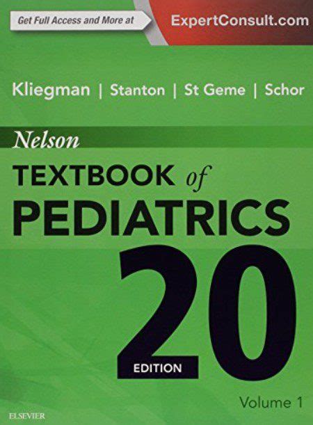 Nelson Textbook Of Pediatrics 2 Volume Set 20th Edition Pdf Free