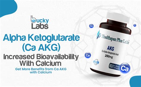 Amazon Healthspan Plus Labs Ca Akg Calcium Alpha Ketoglutarate