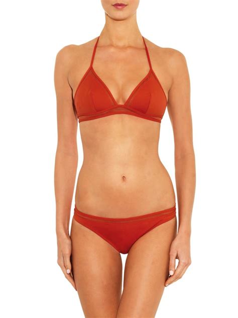 La Perla Kosmos Low Rise Bikini Briefs In Red Lyst