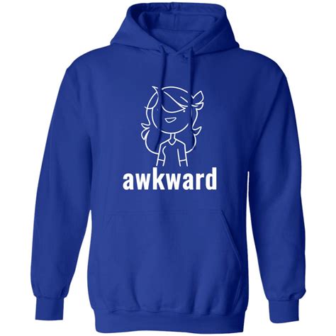 Shop Jaiden Animations Merch Store Awkward Hoodie Sweatshirt - Tiotee