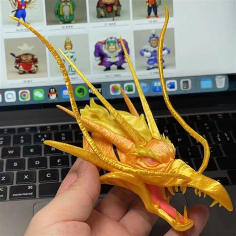 Resin 3D Printed the Goldern Dragon from Legend of The Machine Demons ...