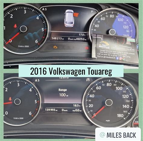 Volkswagen Touareg Mileage Correction Mileage Correction Miles Back