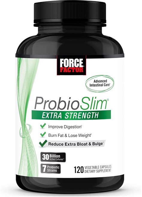 Amazon Force Factor Probioslim Extra Strength Probiotic Supplement