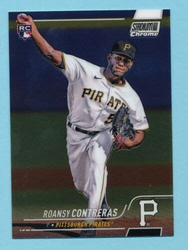 Roansy Contreras Rc Topps Stadium Club Chrome Ebay