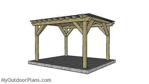 10x12 Pergola Plans | MyOutdoorPlans | Free Woodworking Plans and ...