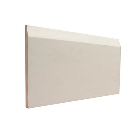 Metrie 1 2 In X 4 3 4 In X 8 Ft White Primed Mdf Indoor Baseboard