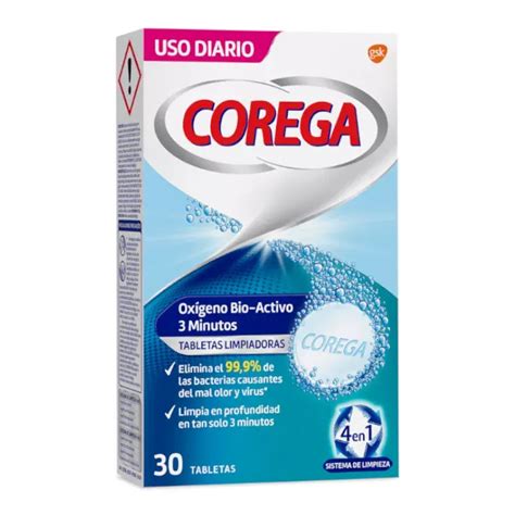 Corega Ox Geno Bio Activo Minutos Tabletas