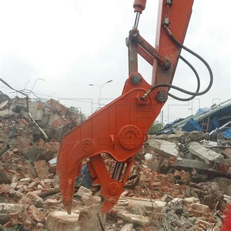 Excavator Demolition Scrap Shear Excavator Concrete Crusher For