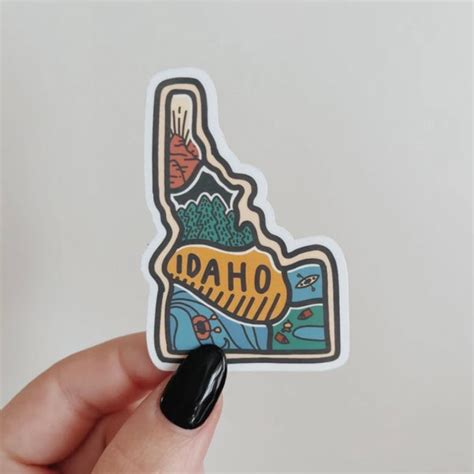 Idaho Stickers Etsy