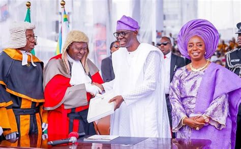 Lagos State Governor Sanwo Olu Sworn In For Second Term Photos