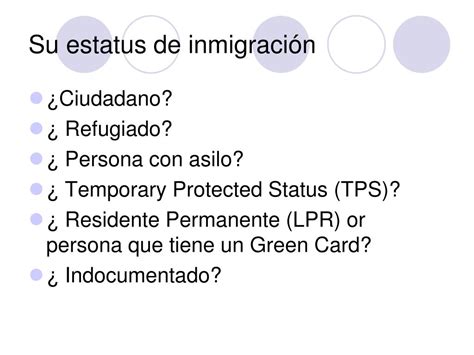 PPT La Ley de Inmigraci ón PowerPoint Presentation free download