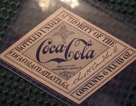 Coca cola glass bottle label template - engineeringmsa