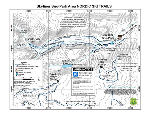 Nordic And Snowmobile Trails Near Bend Oregon