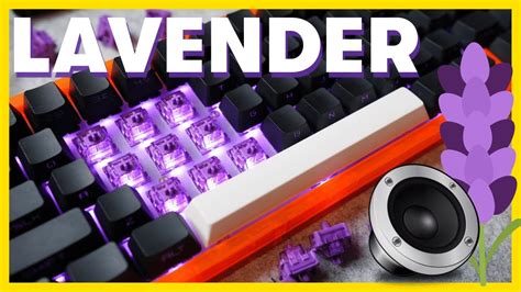 Akko Cs Lavender Purple Sound Test Review Youtube