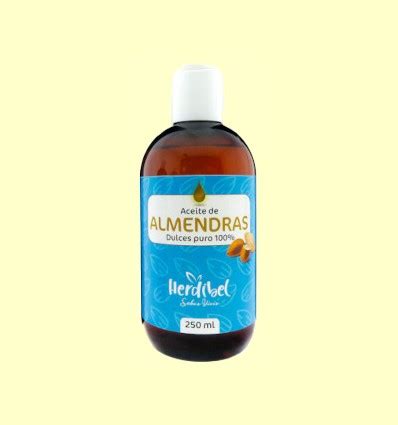 Aceite Almendras Dulces Puro 100 Herdibel 250 Ml