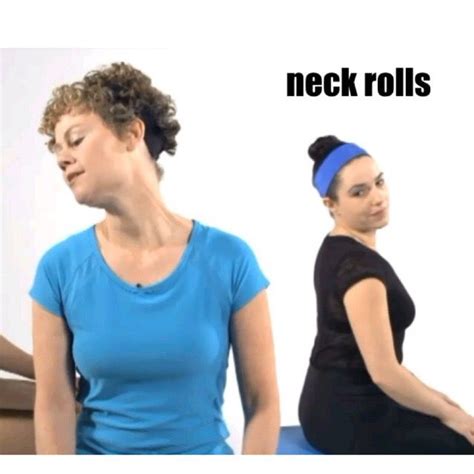 Neck Rolls By Sammy K Exercise How To Skimble