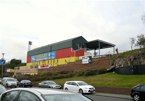 View Of Cliftonhill Stadium Coatbridge From Main Street 1 Flickr