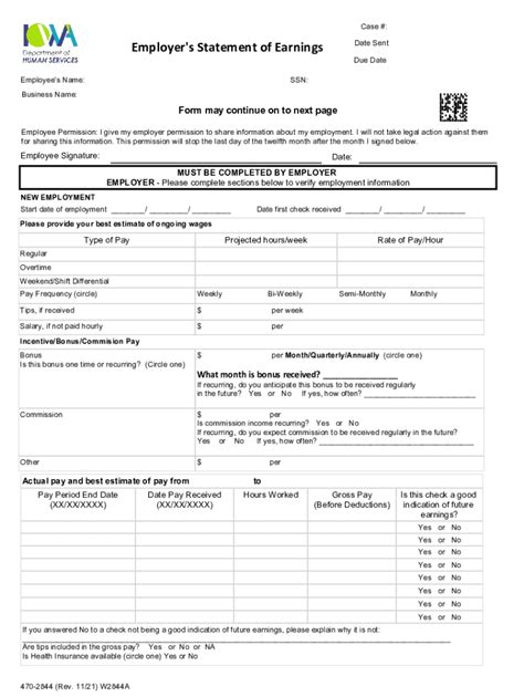 Employer Statement Of Earnings Fill Out Sign Online Dochub