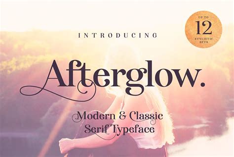 Afterglow Font - YouWorkForThem