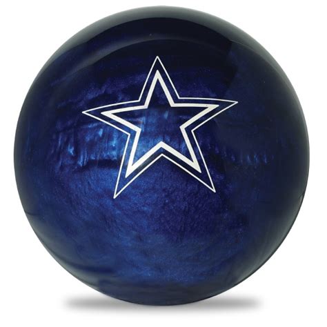 Dallas Cowboys engraved NFL team regulation plastic bowling ball