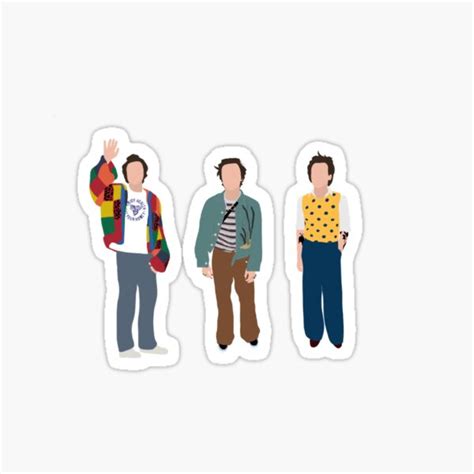 Harry Styles Iconic Outift Set Sticker By Ec9999 Redbubble