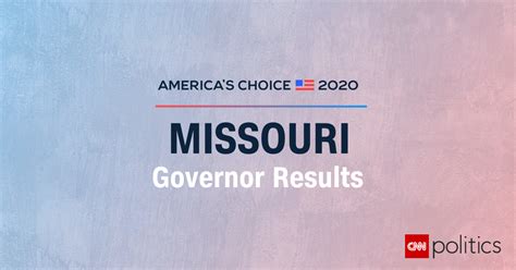 Missouri Governor Election Results And Maps 2020