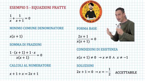 EQUAZIONI FRATTE FRAZIONARIE Andrea Il Matematico