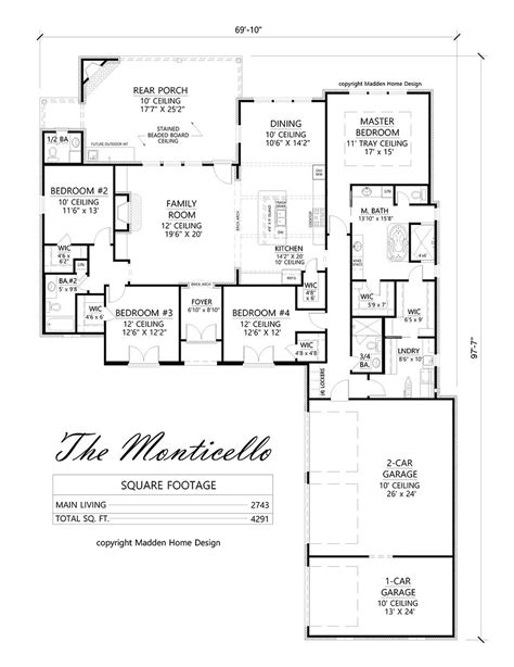 Madden Home Design - The Monticello