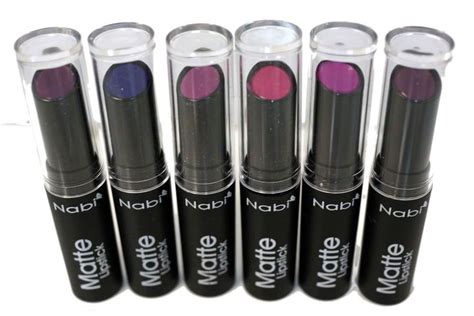 6pc Nabi Professional Matte Lipstick Set Of 6 Purple Colors Matte Lipstick Set Lipstick Set