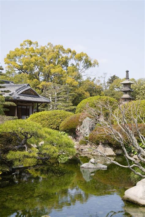 Korakuen Garden in Okayama stock photo. Image of korakuen - 30849282