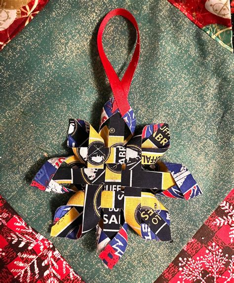 Buffalo Bills Sabres Scandinavian Star Ornament Etsy