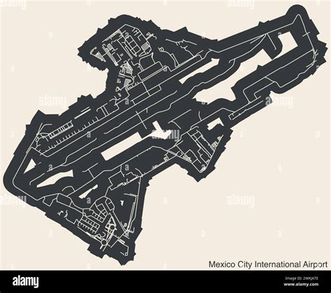 Terminals Layout Plan Of The Mexico City International Airport Mex